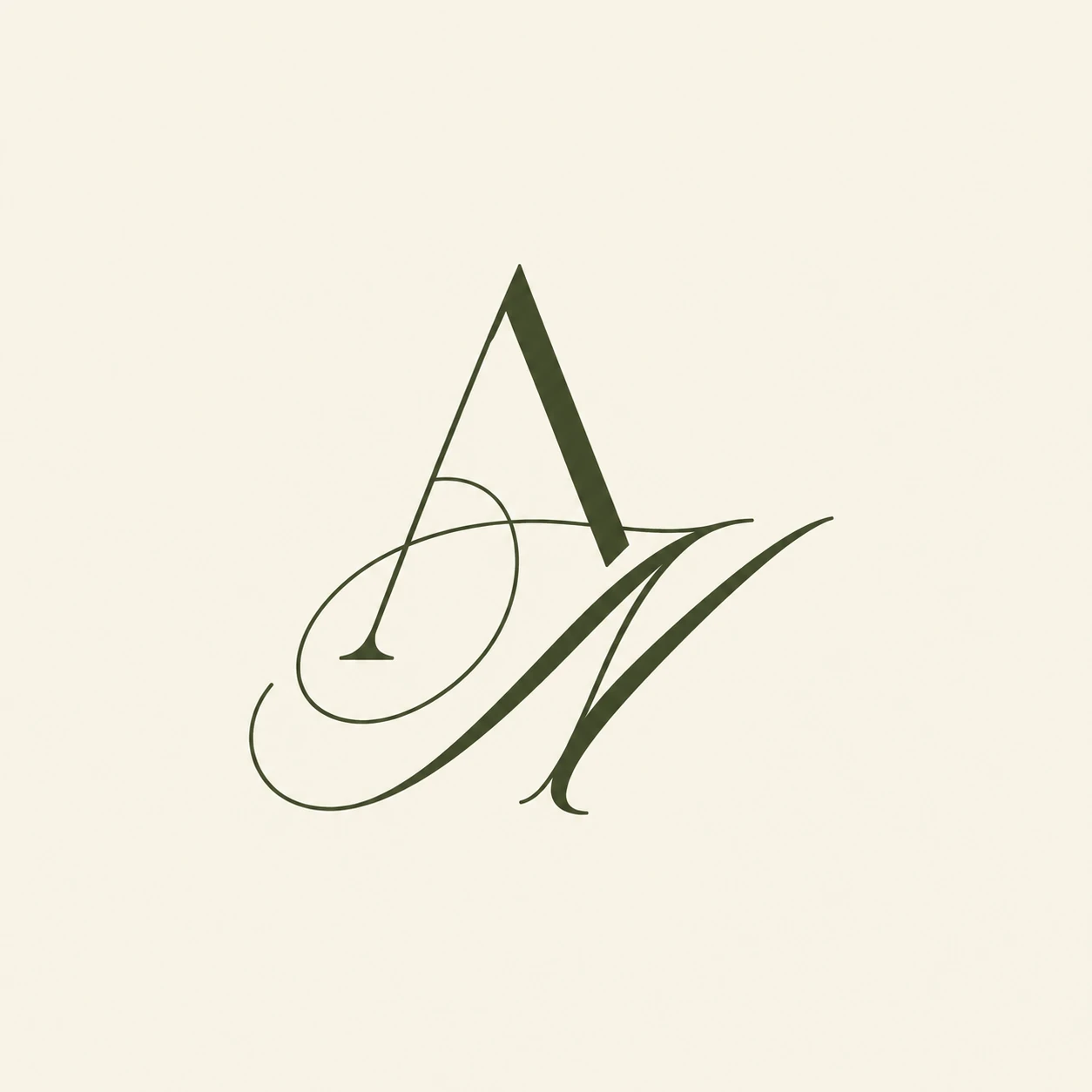 Abdulrahman and Natalie monogram